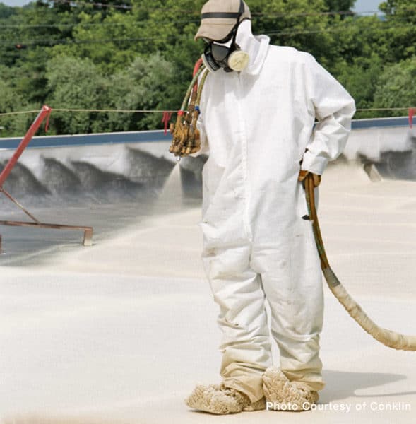 roof repair with spray polyurethane foam, boca raton fl