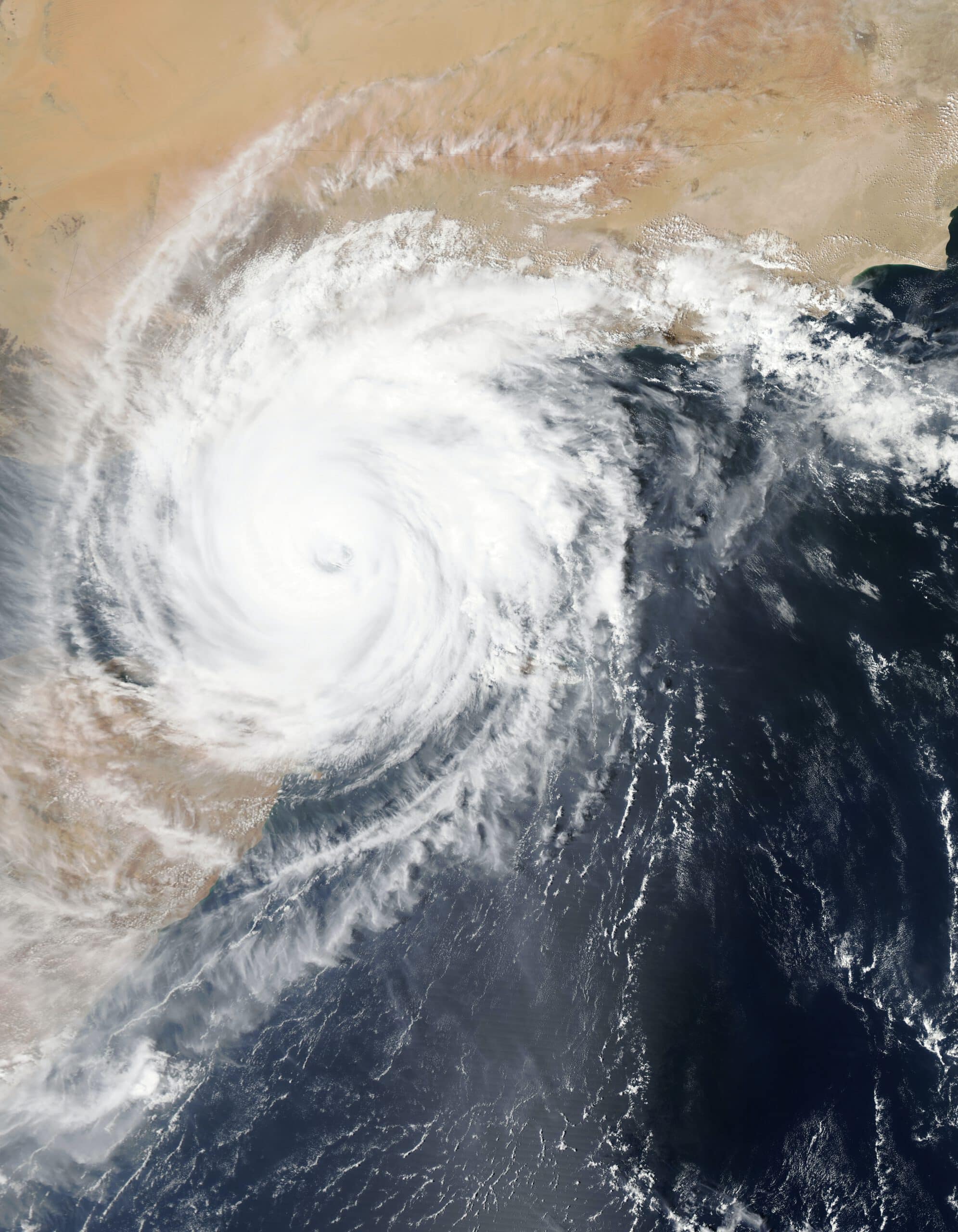 nasa-i9w4Uy1pU-s-unsplash Satellite view of a hurricane approaching the Florida coast, the storm conditions that draw storm chaser roofing companies