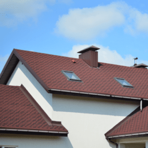 A well-maintained commercial roof with skylights and proper insulation, ensuring long-term protection.