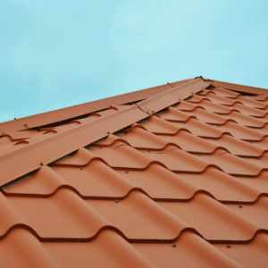A commercial tiled roof in Florida city.