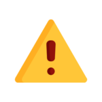 warning triangle icon emphasising the importance of financing roof repairs to prevent mold growth and related health hazards.