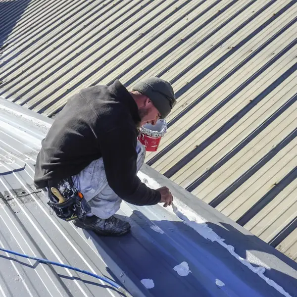 Metal roof inspection