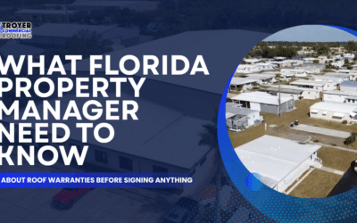 What Sarasota Property Managers Need to Know About Roof Warranties Before Signing Anything